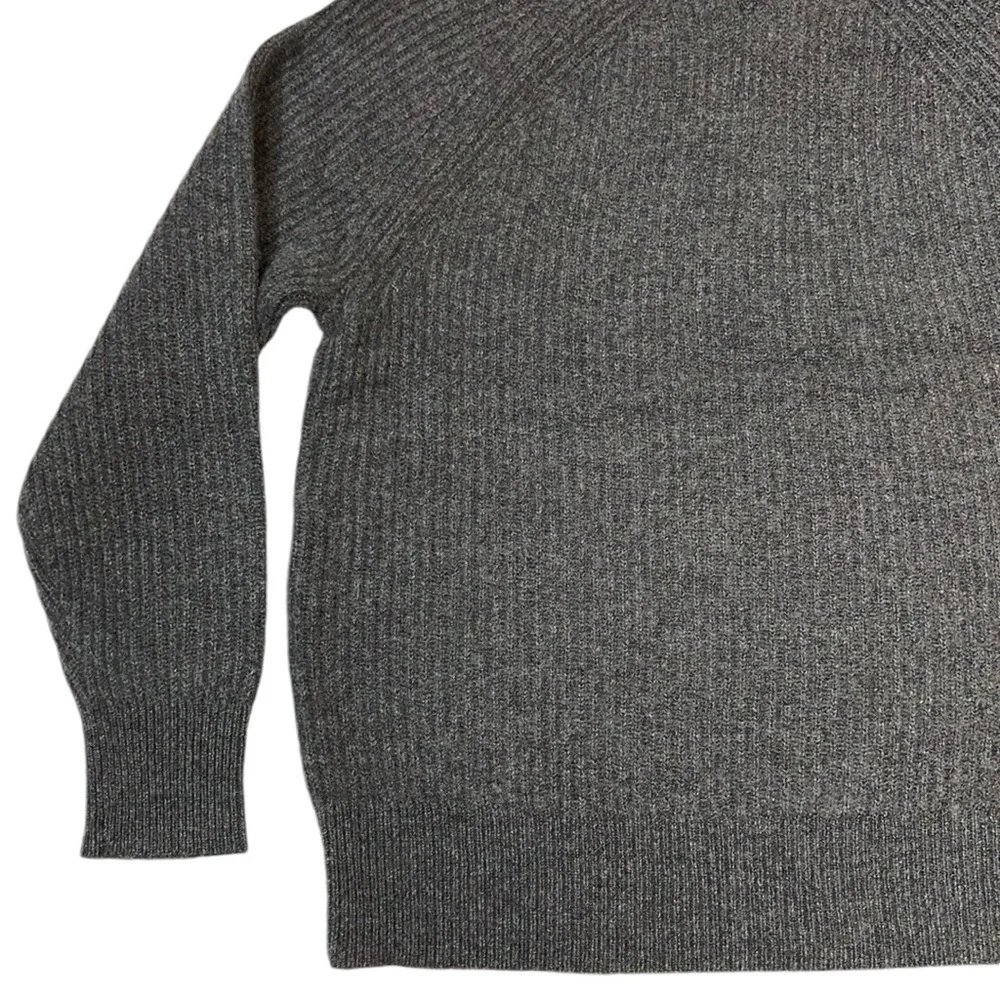 J. Crew Cashmere Ribbed Turtleneck Sweater
